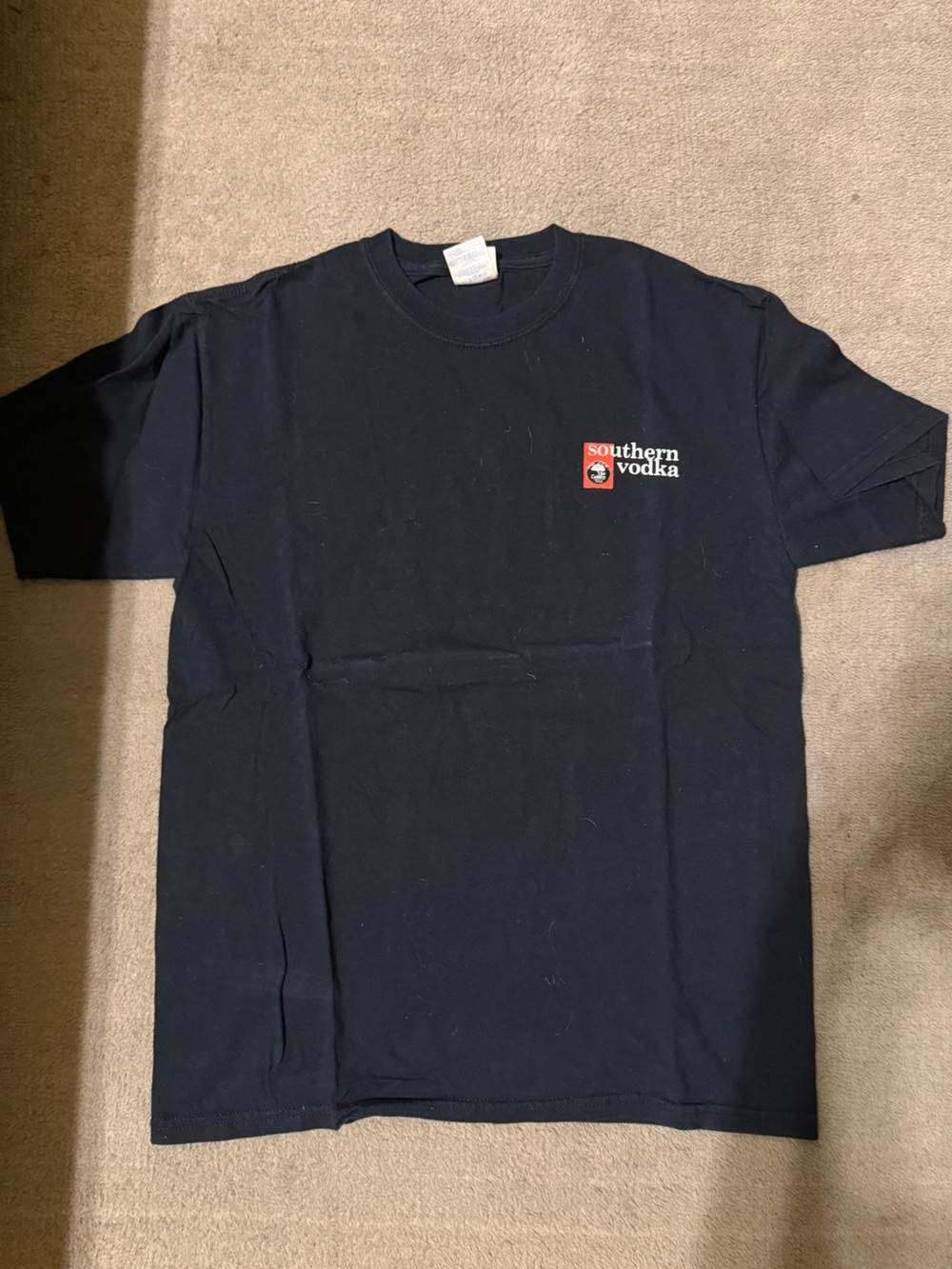 Southern Vodka 2009 Promo Tee Black Graphic Shirt M